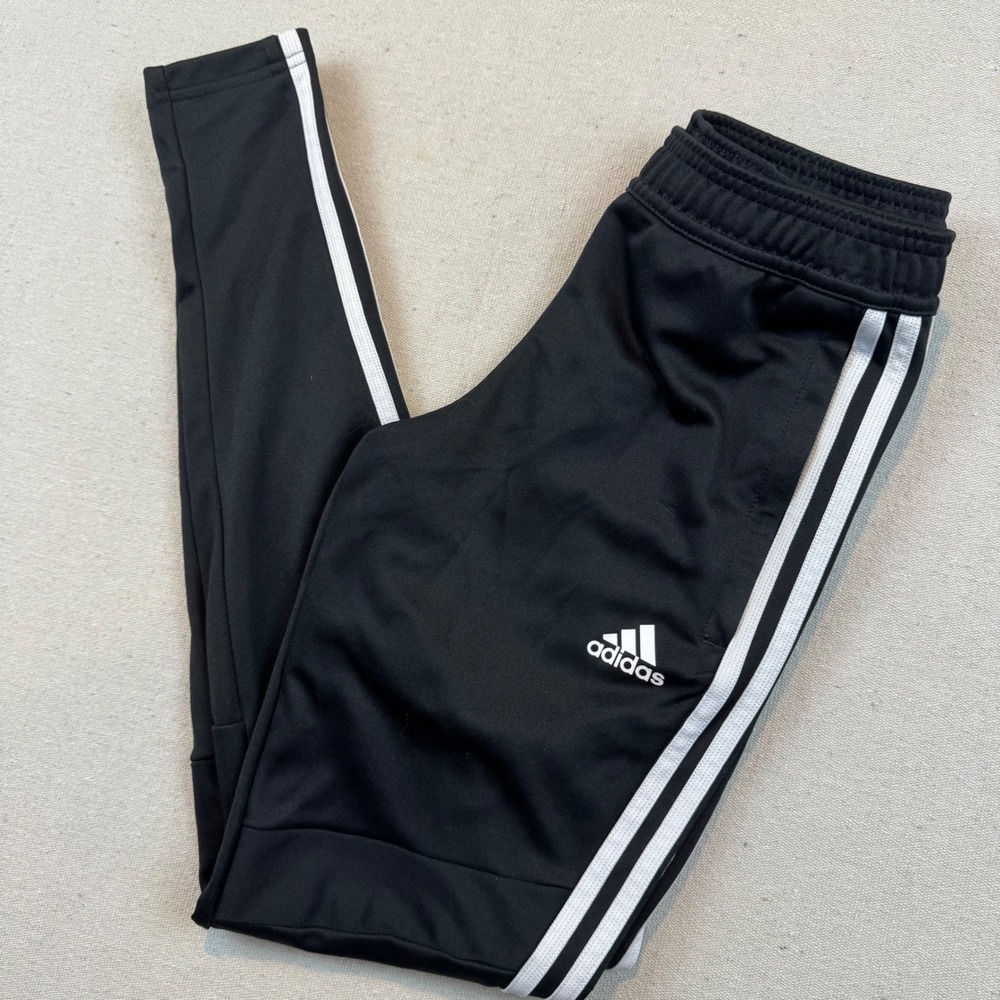 Adidas XS Track Pants Womens Black Tiro Tapered 3-Stripe D95957
